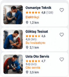 Uygun İşletmeleri Gör
